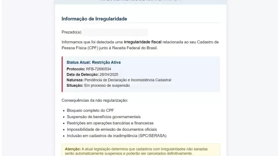 Golpistas enviam e-mails falsos sobre restituição do IR; saiba identificar